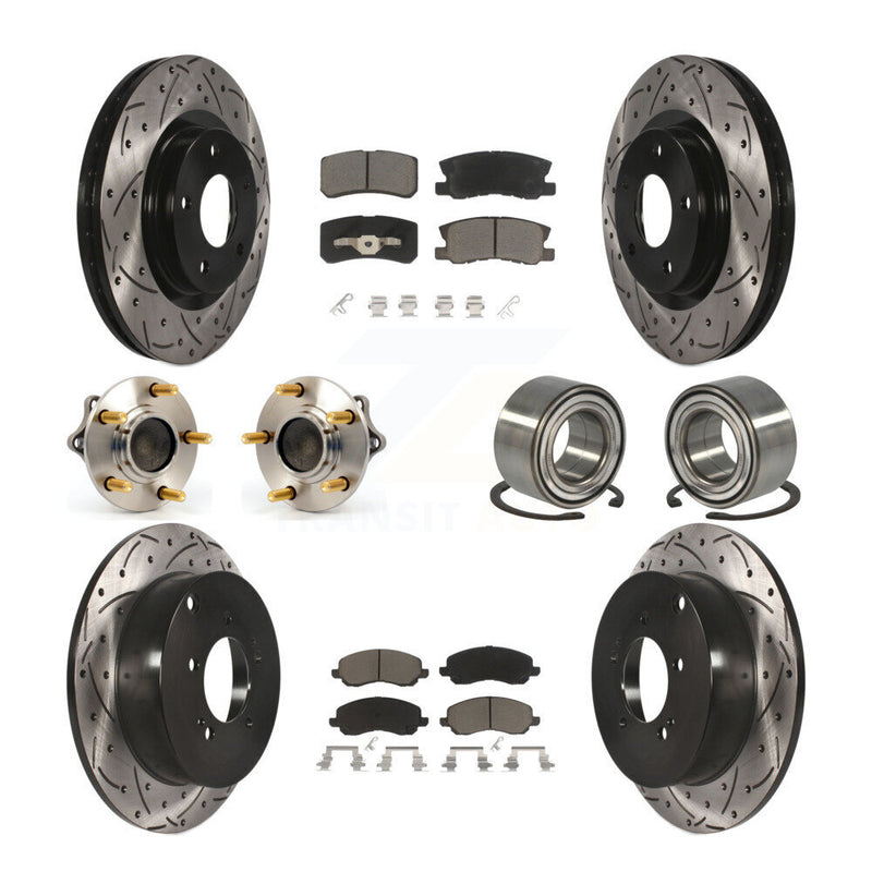 Transit Auto KBB-117523 Wheel Bearing for 2008-2013 Mitsubishi Outlander - Front and Rear product image
