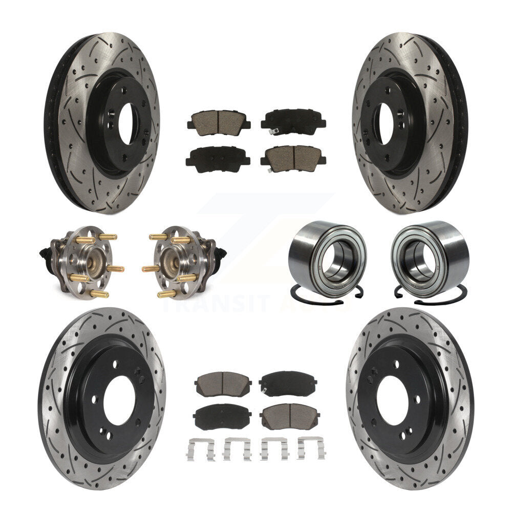 Transit Auto KBB-117555 Wheel Bearing for 2016 Kia Soul EV - Front and Rear product image