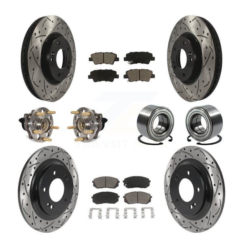 Transit Auto KBB-117555 Wheel Bearing for 2016 Kia Soul EV - Front and Rear product image