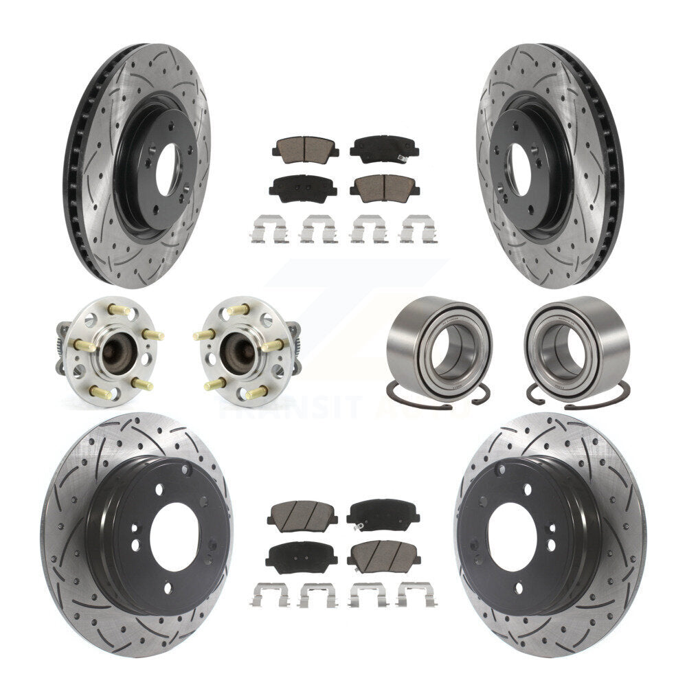 Transit Auto KBB-117593 Wheel Bearing for 2012-2017 Hyundai Azera - Front and Rear product image