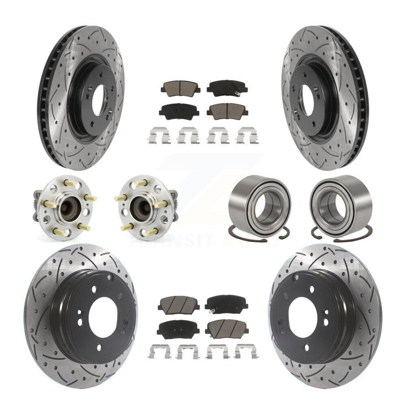 Transit Auto KBB-117593 Wheel Bearing for 2012-2017 Hyundai Azera - Front and Rear product image