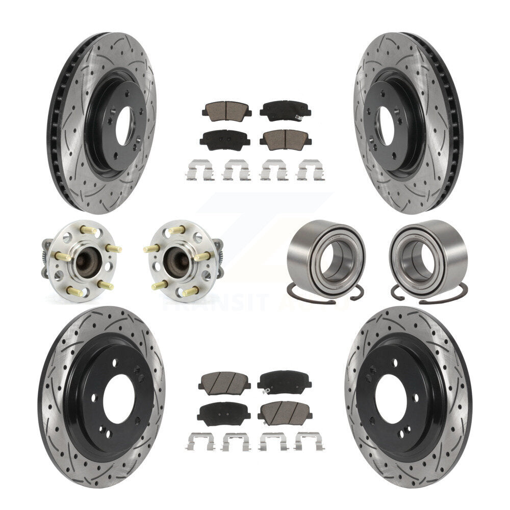 Transit Auto KBB-117594 Wheel Bearing for 2016-2017 Hyundai Azera - Front and Rear product image