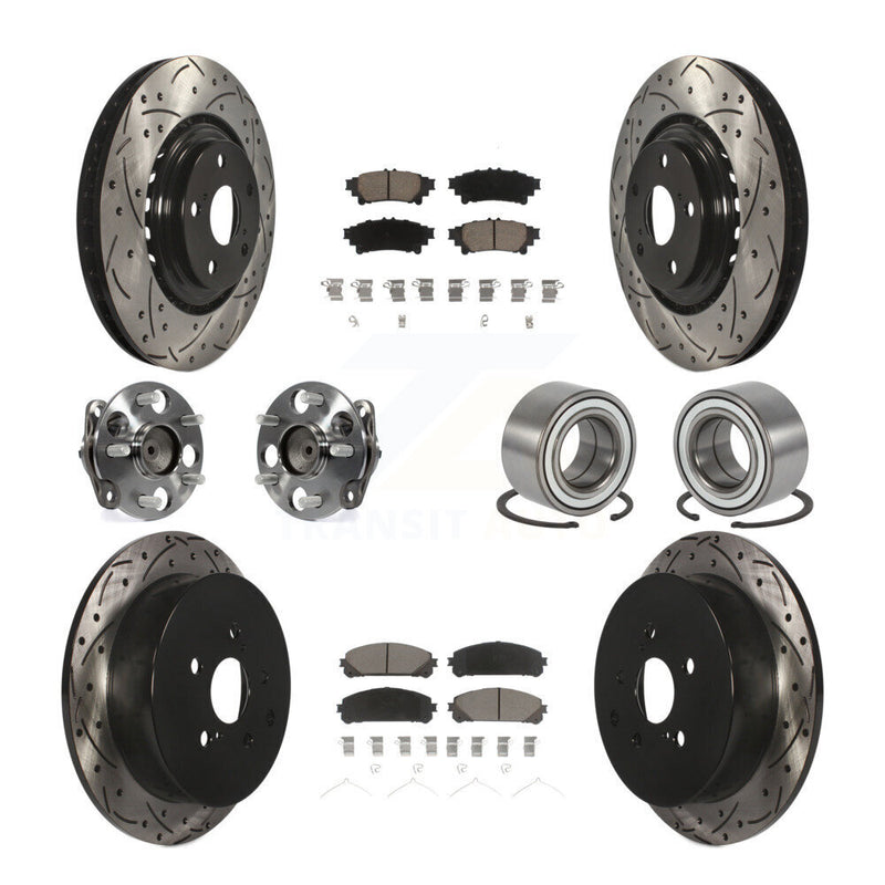 Transit Auto KBB-117598 Wheel Bearing for 2011-2020 Toyota Sienna - Front and Rear product image
