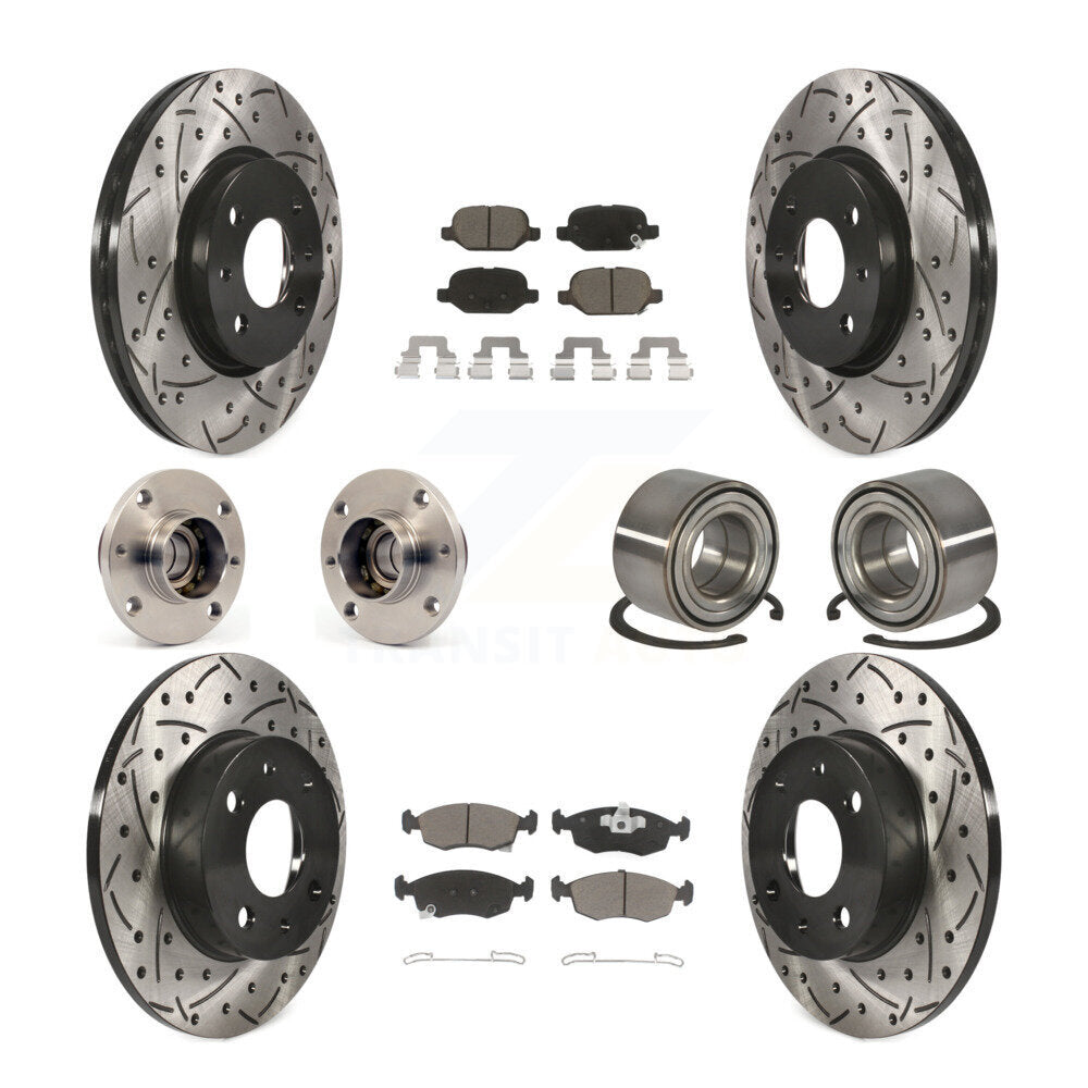 Transit Auto KBB-117602 Wheel Bearing for 2012-2017 Fiat 500 - Front and Rear product image
