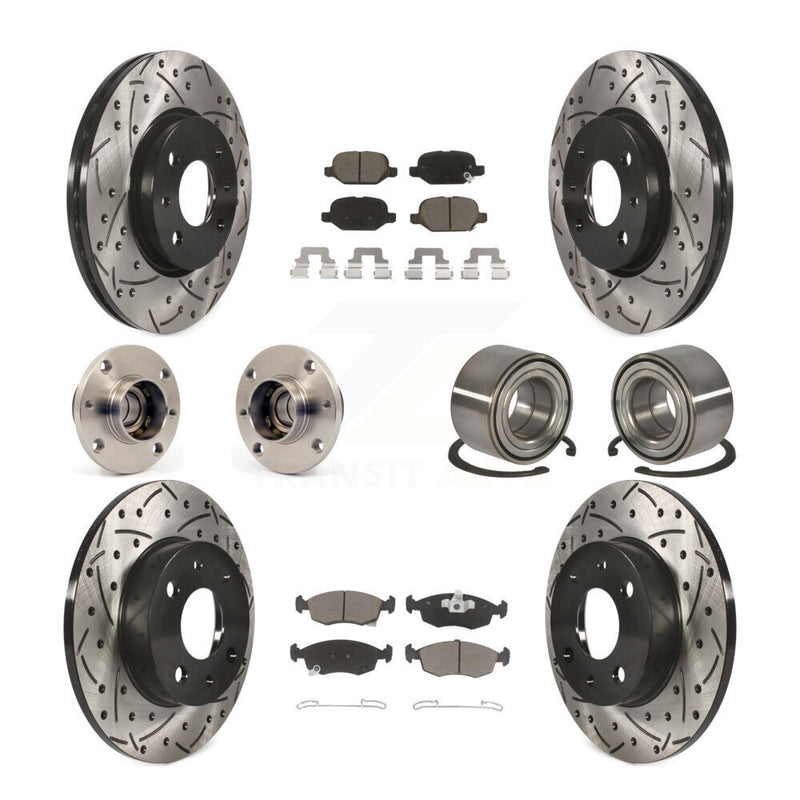 Transit Auto KBB-117602 Wheel Bearing for 2012-2017 Fiat 500 - Front and Rear product image