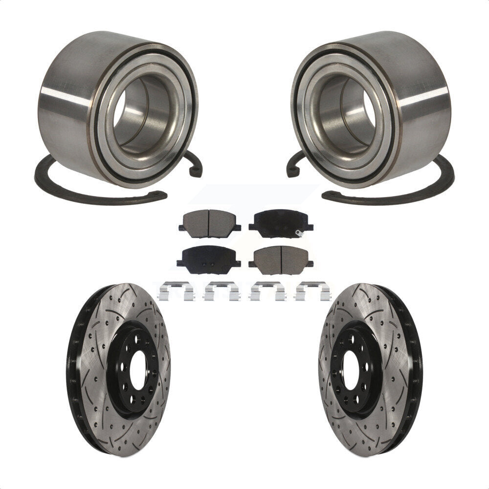Transit Auto KBB-117634 Wheel Bearing for 2016-2018 Fiat 500X - Front product image