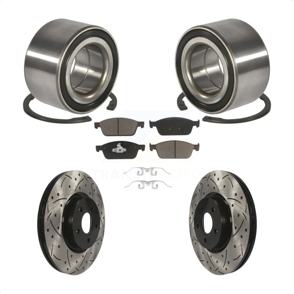 Transit Auto KBB-117636 Wheel Bearing for 2013-2018 Ford Focus - Front product image