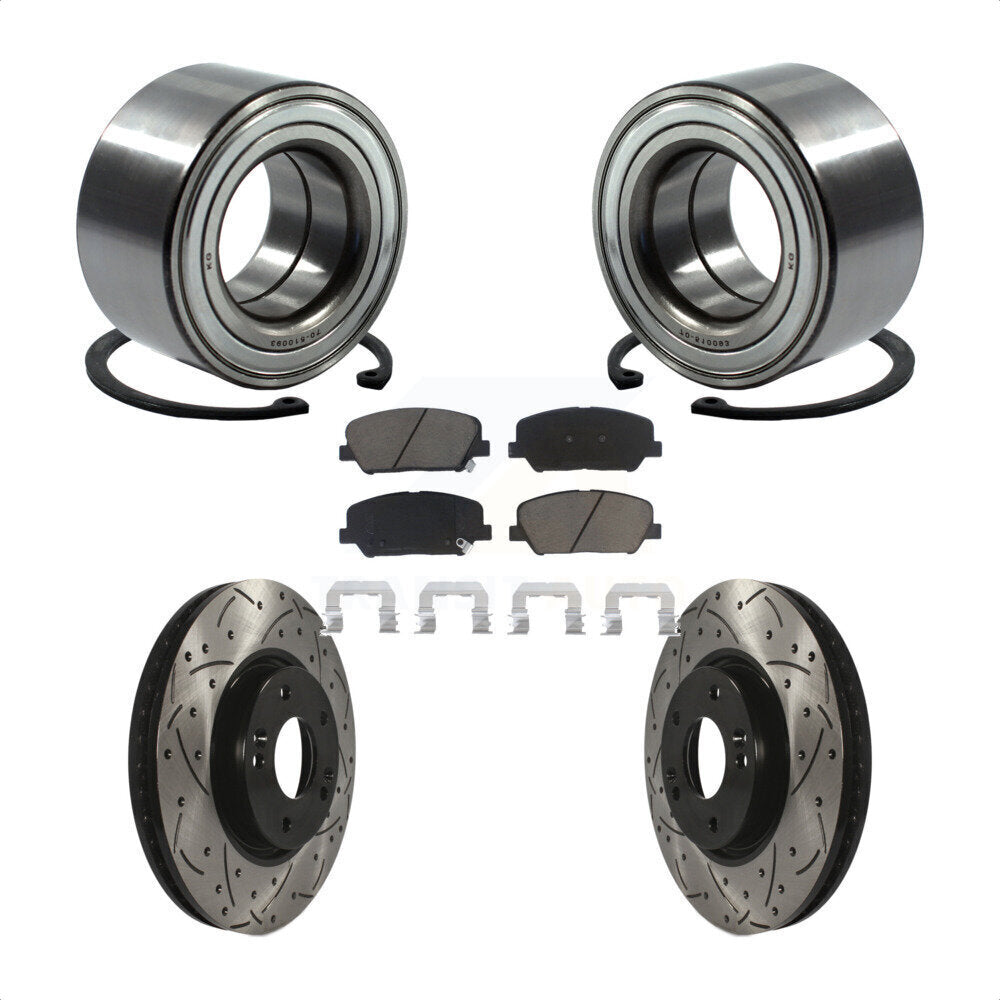 Transit Auto KBB-117644 Wheel Bearing for 2013-2015 Hyundai Veloster - Front product image