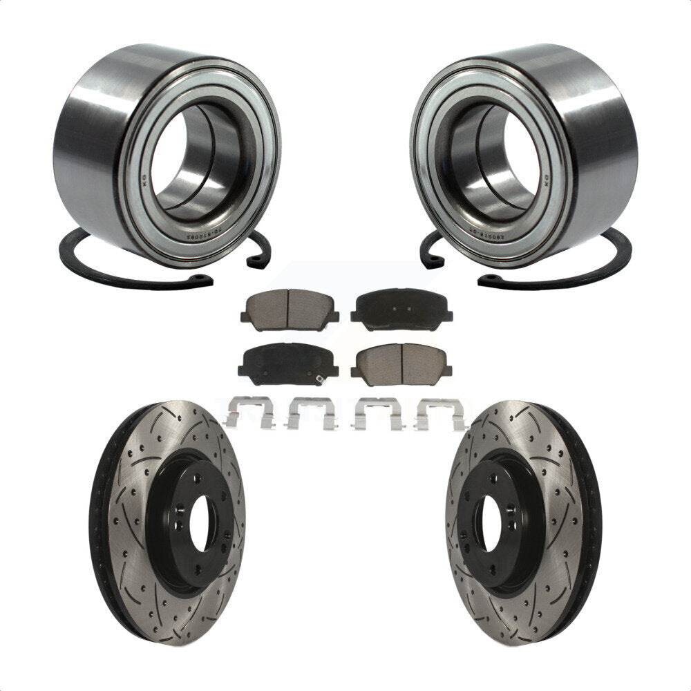 Transit Auto KBB-117645 Wheel Bearing for 2014-2016 Kia Forte, Kia Forte Koup, Kia Forte5 - Front product image