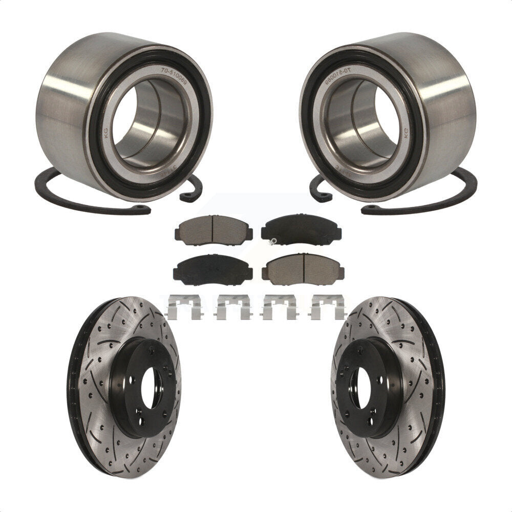 Transit Auto KBB-117693 Wheel Bearing for 2006-2010 Honda Civic - Front product image