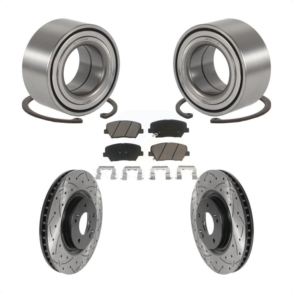 Transit Auto KBB-117739 Wheel Bearing for 2012-2017 Hyundai Azera - Front product image