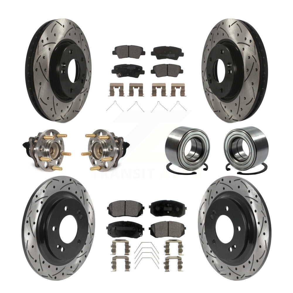 Transit Auto KBB-117791 Wheel Bearing for 2017-2019 Kia Soul EV - Front and Rear product image