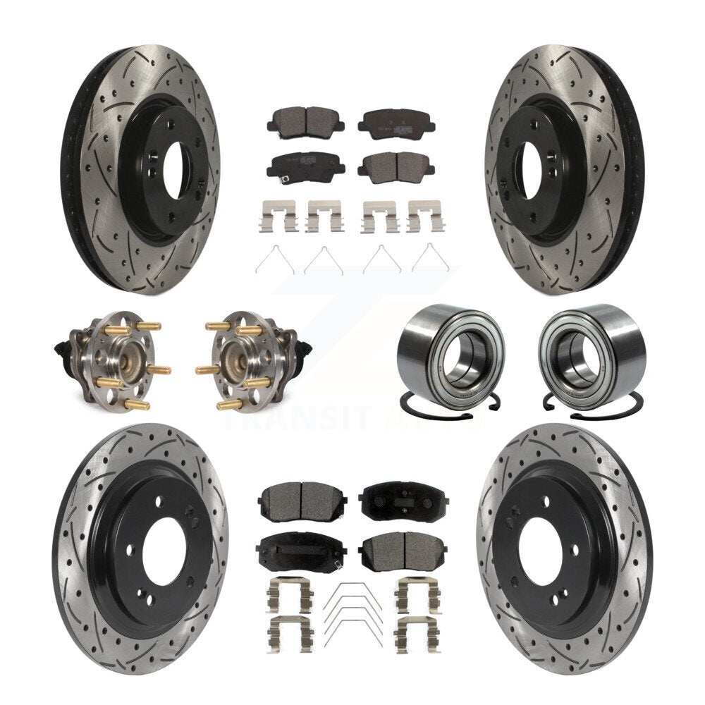 Transit Auto KBB-117809 Wheel Bearing for 2017-2019 Kia Soul EV - Front and Rear product image