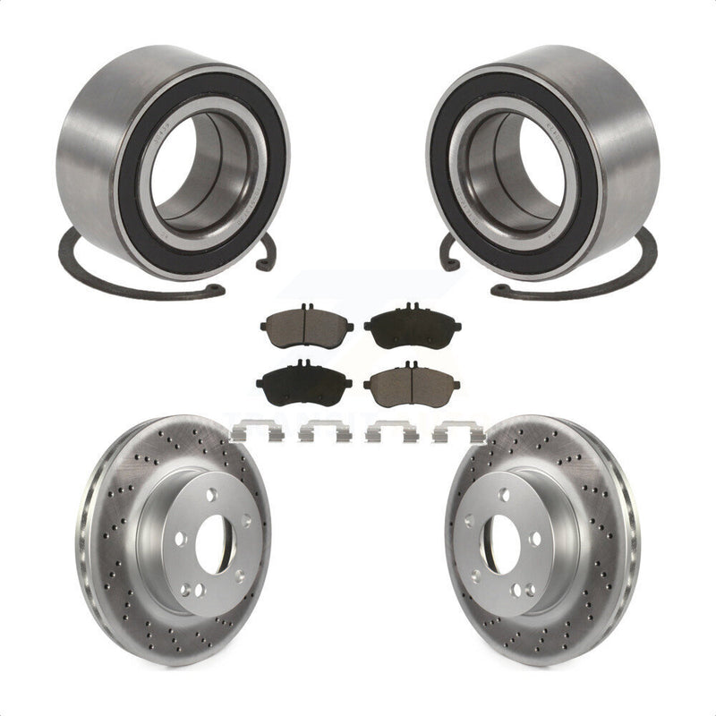 Transit Auto KBB-118360 Wheel Bearing for 2010-2012 Mercedes-Benz C250 - Front product image