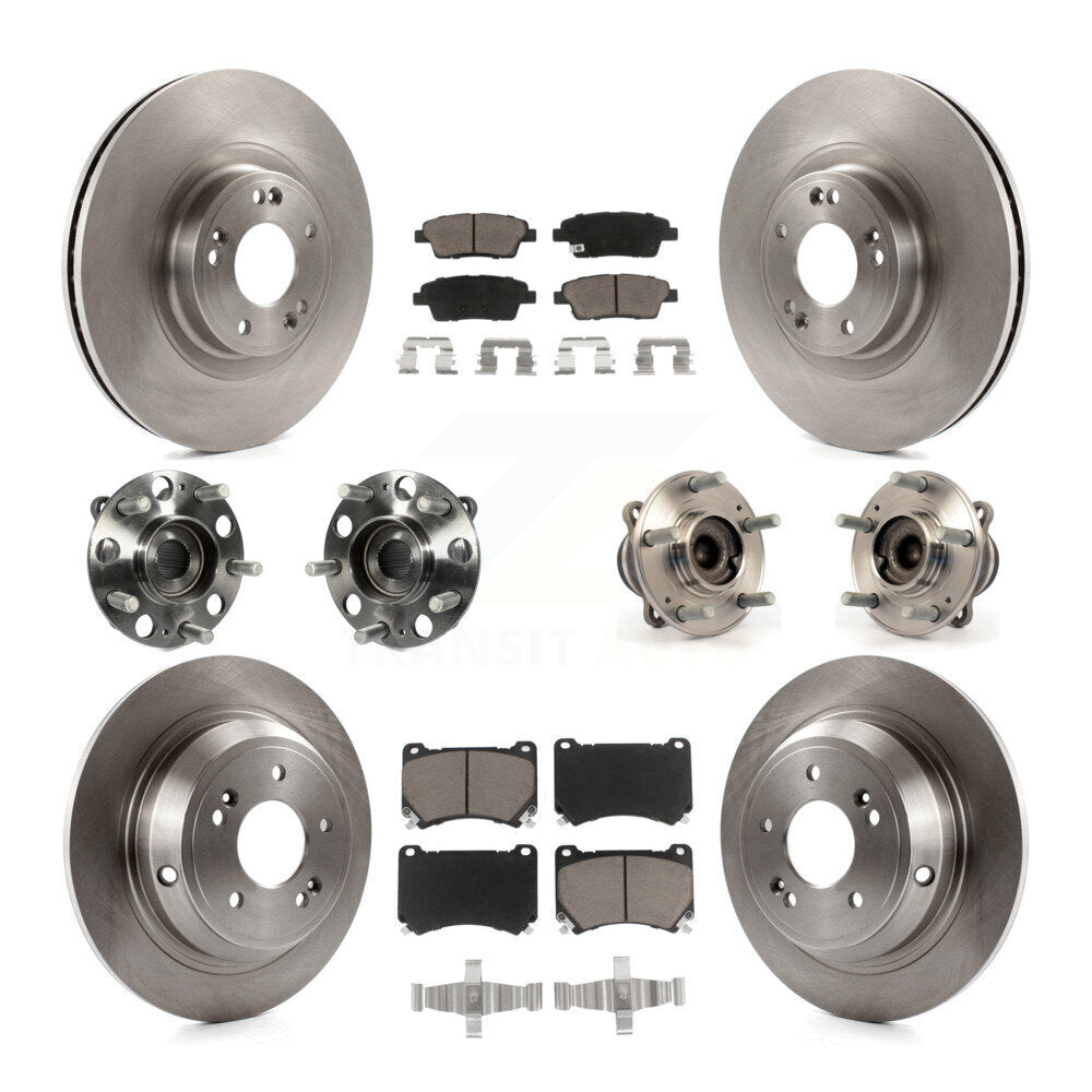Transit Auto KBB-119034 Wheel Bearing and Hub Assembly for 2010-2014 Hyundai Genesis - Front and Rear product image