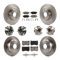 Transit Auto KBB-119034 Wheel Bearing and Hub Assembly for 2010-2014 Hyundai Genesis - Front and Rear product image