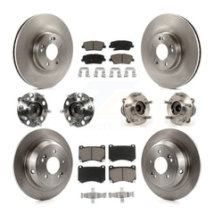 Transit Auto KBB-119037 Wheel Bearing and Hub Assembly for 2009-2010 Hyundai Genesis - Front and Rear product image