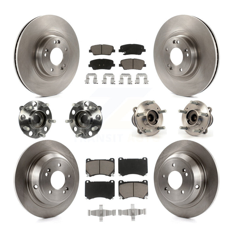 Transit Auto KBB-119037 Wheel Bearing and Hub Assembly for 2009-2010 Hyundai Genesis - Front and Rear product image