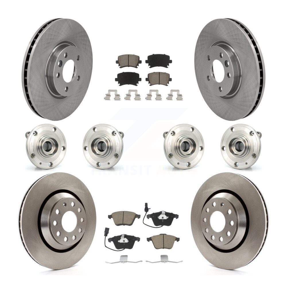 Transit Auto KBB-119117 Wheel Bearing and Hub Assembly for 2009-2012 Volkswagen CC - Front and Rear product image