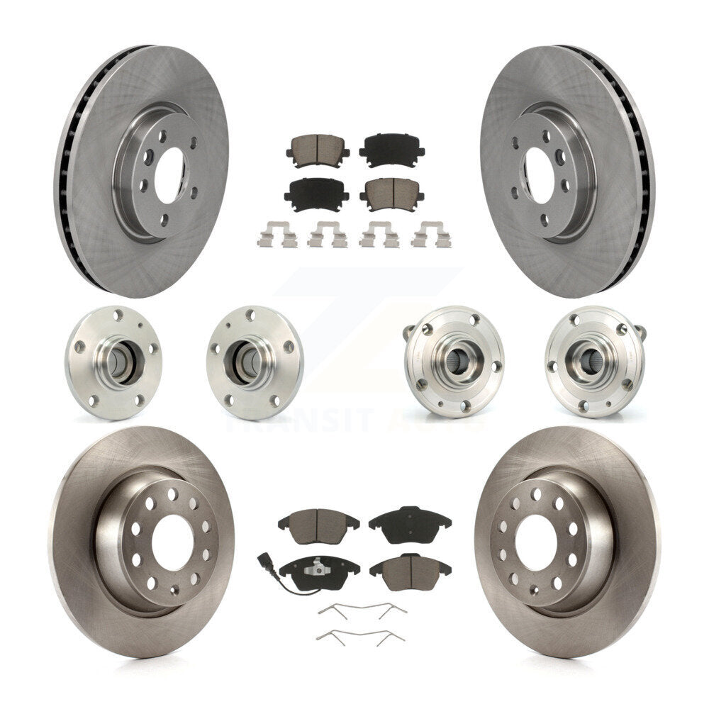 Transit Auto KBB-119118 Wheel Bearing and Hub Assembly for 2009-2012 Volkswagen CC - Front and Rear product image