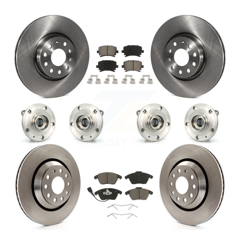 Transit Auto KBB-119121 Wheel Bearing and Hub Assembly for 2009-2010 Volkswagen Passat CC - Front and Rear product image