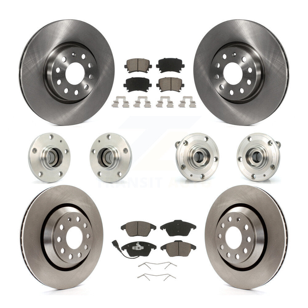 Transit Auto KBB-119122 Wheel Bearing and Hub Assembly for 2009-2010 Volkswagen Passat CC - Front and Rear product image
