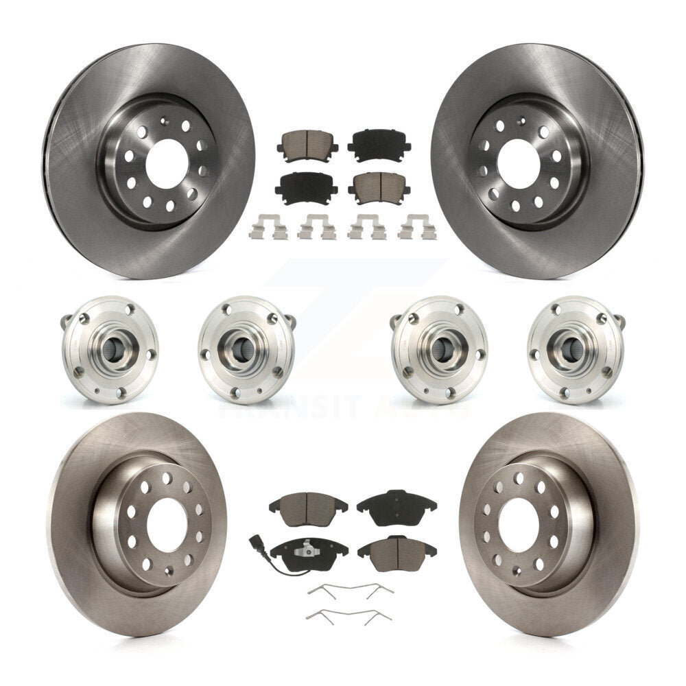 Transit Auto KBB-119125 Wheel Bearing and Hub Assembly for 2008-2017 Volkswagen CC, Volkswagen Passat, Audi A3 Quattro - Front and Rear product image