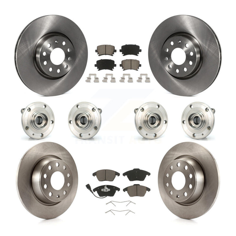 Transit Auto KBB-119125 Wheel Bearing and Hub Assembly for 2008-2017 Volkswagen CC, Volkswagen Passat, Audi A3 Quattro - Front and Rear product image