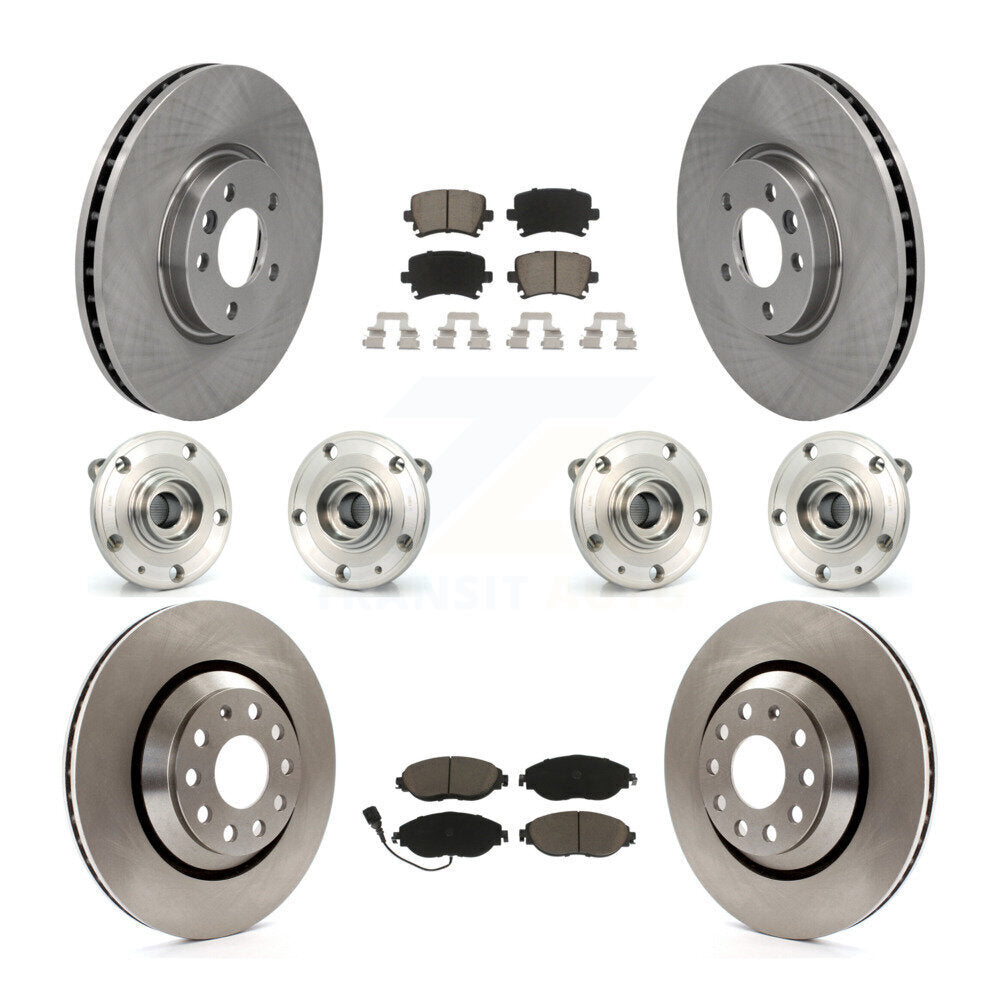 Transit Auto KBB-119162 Wheel Bearing and Hub Assembly for 2013-2016 Volkswagen CC - Front and Rear product image