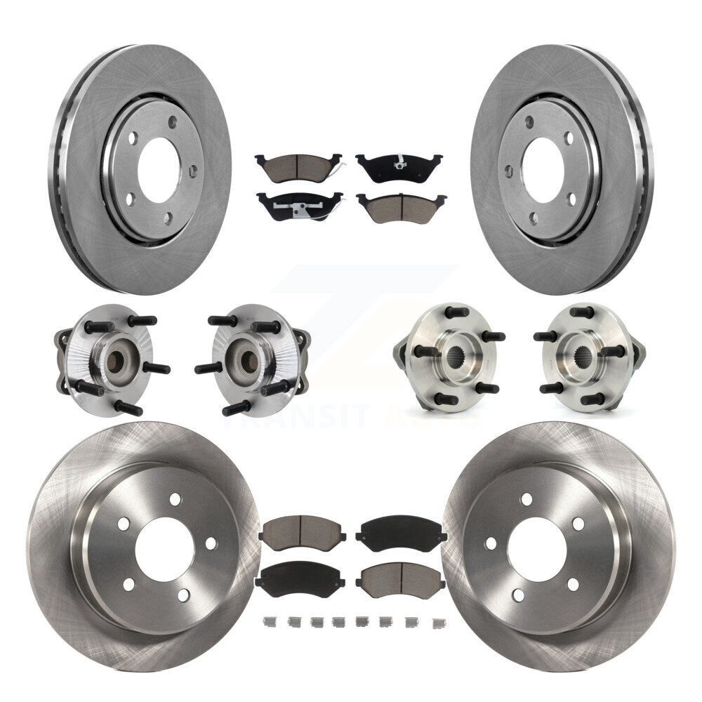 Transit Auto KBB-119195 Wheel Bearing and Hub Assembly for 2001-2007 Dodge Caravan, Dodge Grand Caravan, Chrysler Town & Country - Front and Rear product image