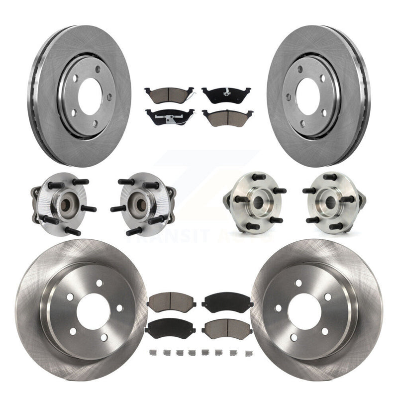 Transit Auto KBB-119195 Wheel Bearing and Hub Assembly for 2001-2007 Dodge Caravan, Dodge Grand Caravan, Chrysler Town & Country - Front and Rear product image
