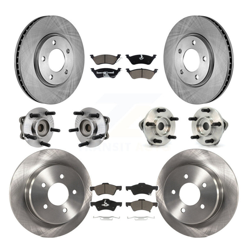 Transit Auto KBB-119200 Wheel Bearing and Hub Assembly for 2004-2005 Dodge Grand Caravan, Chrysler Town & Country - Front and Rear product image