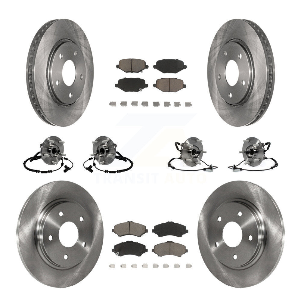 Transit Auto KBB-119209 Wheel Bearing and Hub Assembly for 2012-2016 Chrysler Town & Country, Dodge Grand Caravan, Ram C/V & more - Front and Rear product image