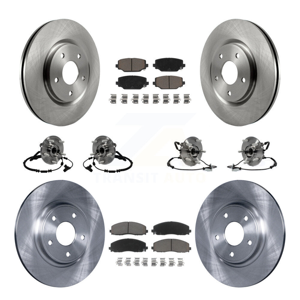 Transit Auto KBB-119210 Wheel Bearing and Hub Assembly for 2012-2020 Dodge Grand Caravan, Volkswagen Routan, Chrysler Town & Country & more - Front and Rear product image