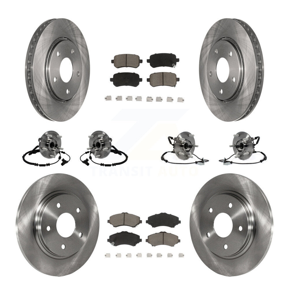 Transit Auto KBB-119214 Wheel Bearing and Hub Assembly for 2012 Chrysler Town & Country, Dodge Grand Caravan, Ram C/V - Front and Rear product image