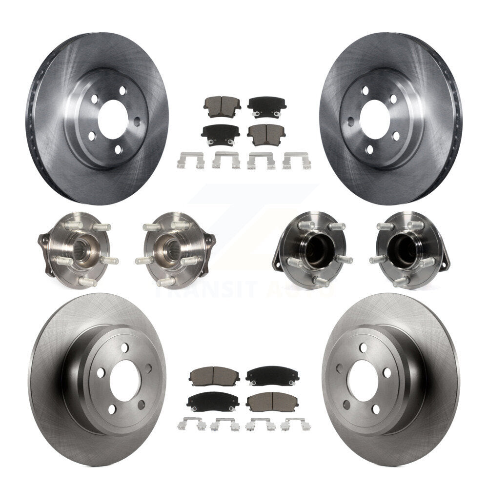 Transit Auto KBB-119258 Wheel Bearing and Hub Assembly for 2015-2023 Dodge Charger, Dodge Challenger, Chrysler 300 - Front and Rear product image