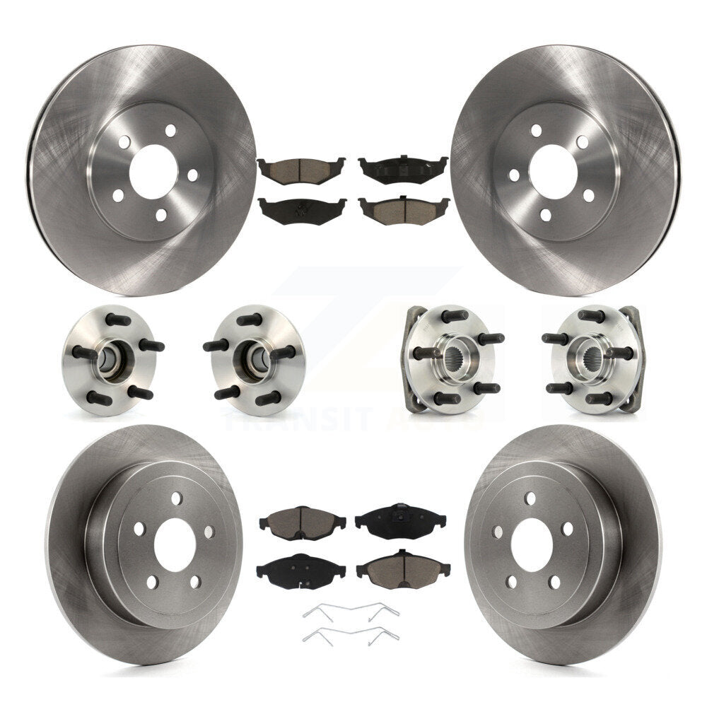 Transit Auto KBB-119313 Wheel Bearing and Hub Assembly for 2001-2005 Chrysler Sebring, Dodge Stratus - Front and Rear product image