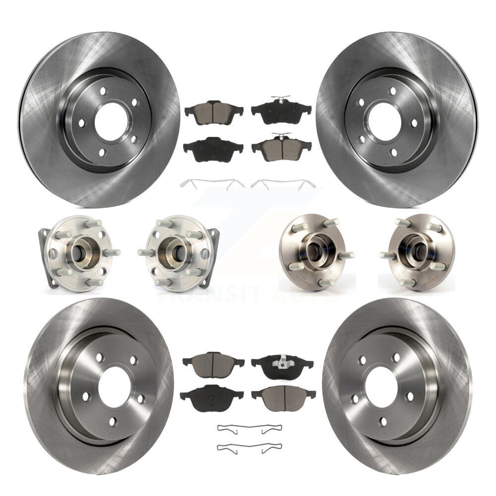 Transit Auto KBB-119370 Wheel Bearing and Hub Assembly for 2005-2010 Volvo S40, Volvo V50 - Front and Rear product image