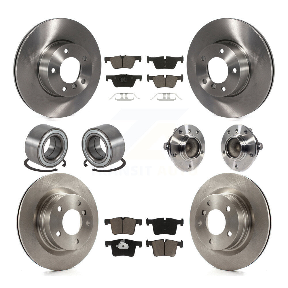 Transit Auto KBB-119531 Wheel Bearing and Hub Assembly for 2013-2018 BMW 328d, BMW 320i - Front and Rear product image