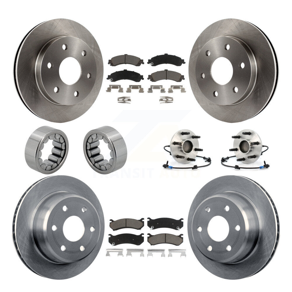Transit Auto KBB-119555 Wheel Bearing and Hub Assembly for 2002 Cadillac Escalade, Chevrolet Avalanche 1500 - Front and Rear product image