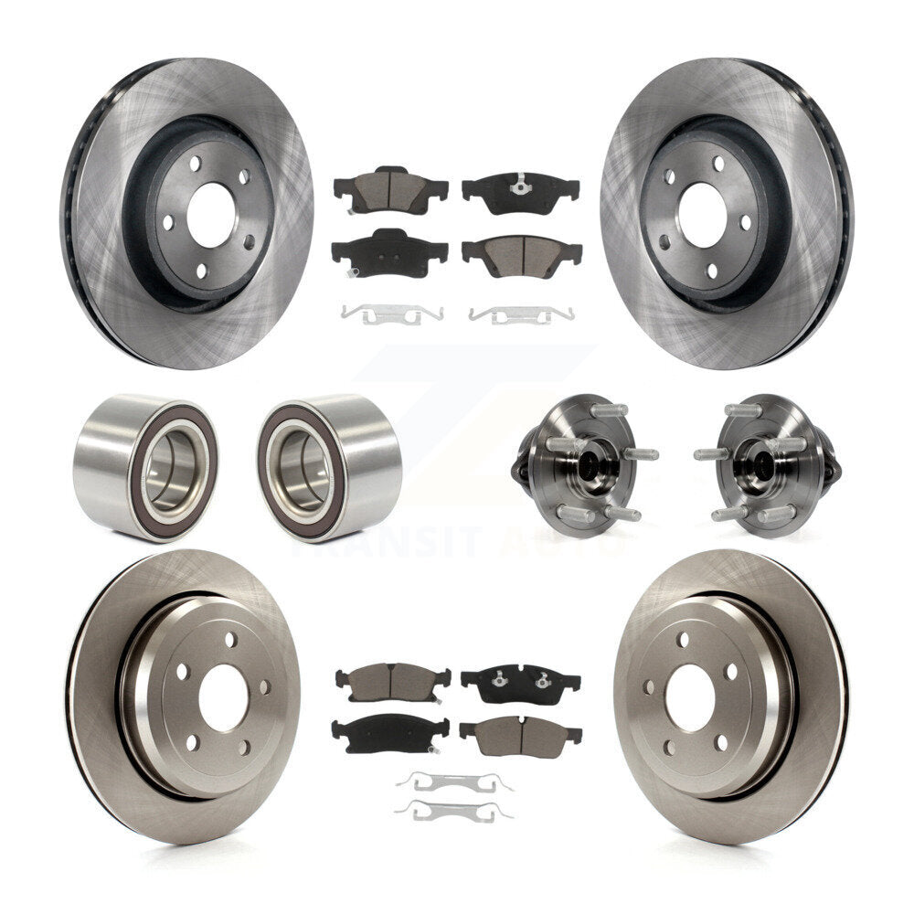 Transit Auto KBB-119709 Wheel Bearing and Hub Assembly for 2022 Jeep Grand Cherokee WK - Front and Rear product image