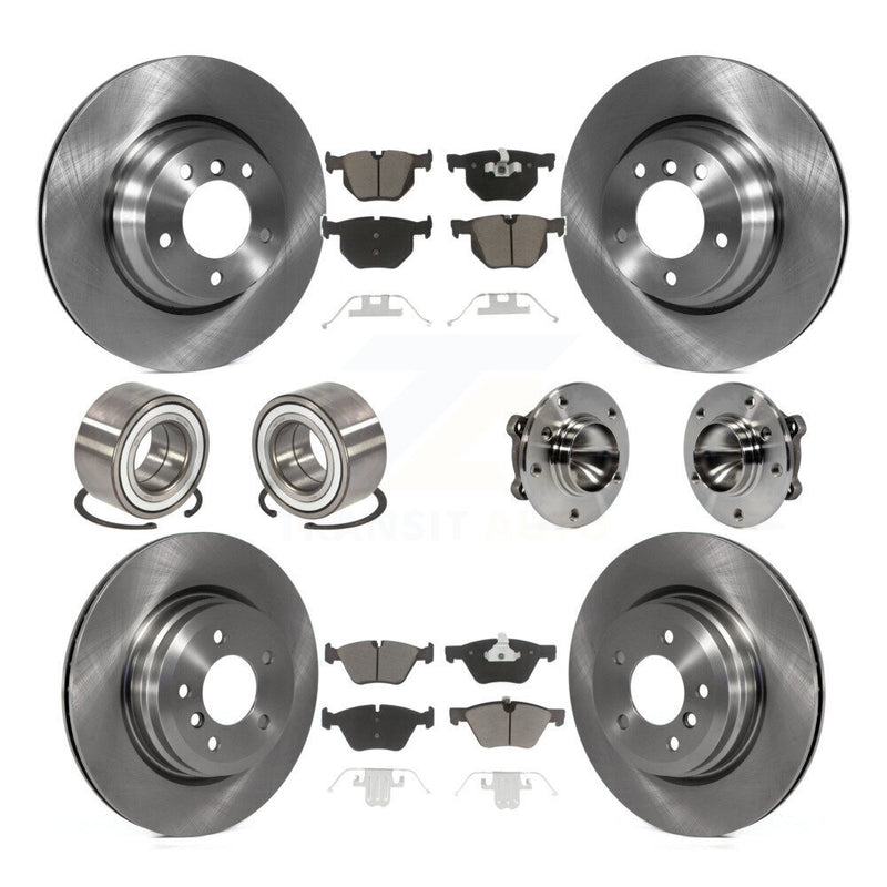Transit Auto KBB-119717 Wheel Bearing and Hub Assembly for 2006 BMW 330i - Front and Rear product image