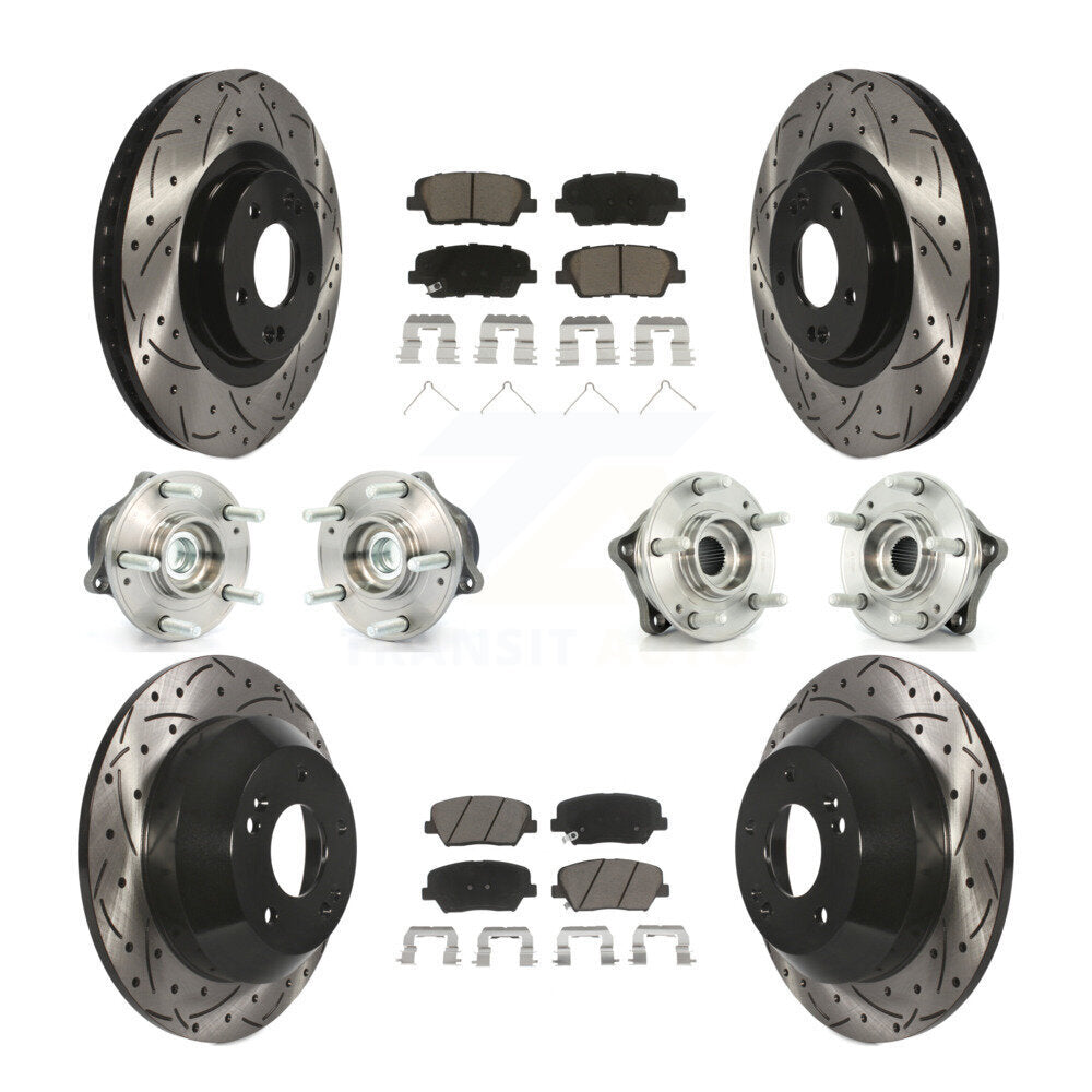 Transit Auto KBB-119823 Wheel Bearing and Hub Assembly for 2014-2015 Kia Sorento - Front and Rear product image