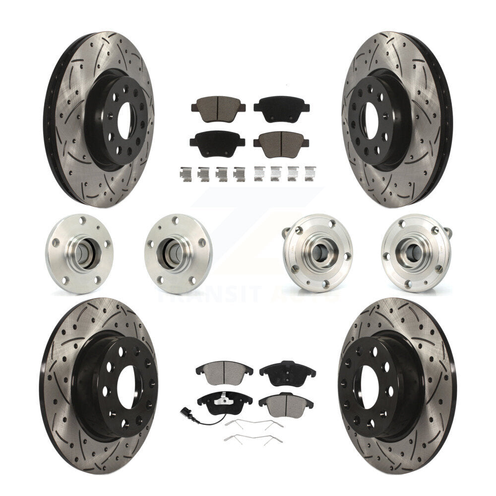 Transit Auto KBB-119826 Wheel Bearing and Hub Assembly for 2012-2014 Volkswagen Passat - Front and Rear product image