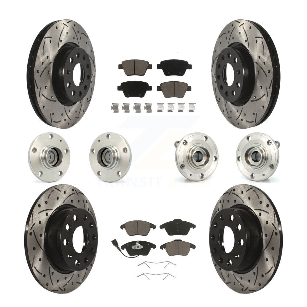 Transit Auto KBB-119827 Wheel Bearing and Hub Assembly for 2011-2015 Volkswagen Beetle, Volkswagen GTI - Front and Rear product image