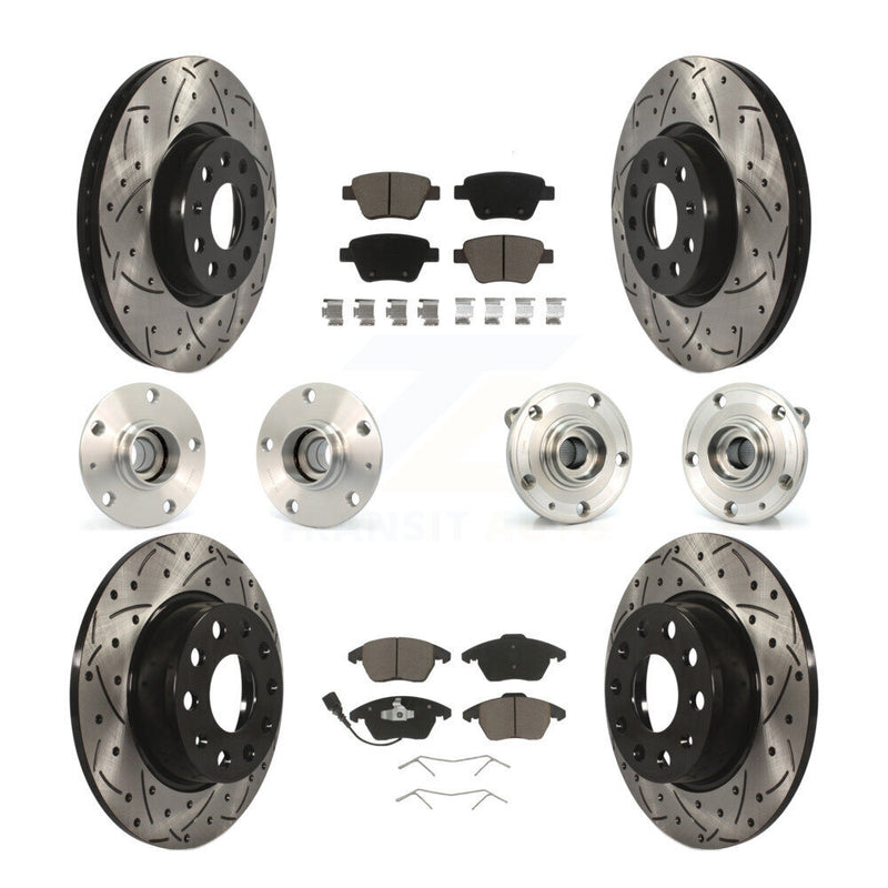 Transit Auto KBB-119828 Wheel Bearing and Hub Assembly for 2011-2014 Volkswagen GTI - Front and Rear product image
