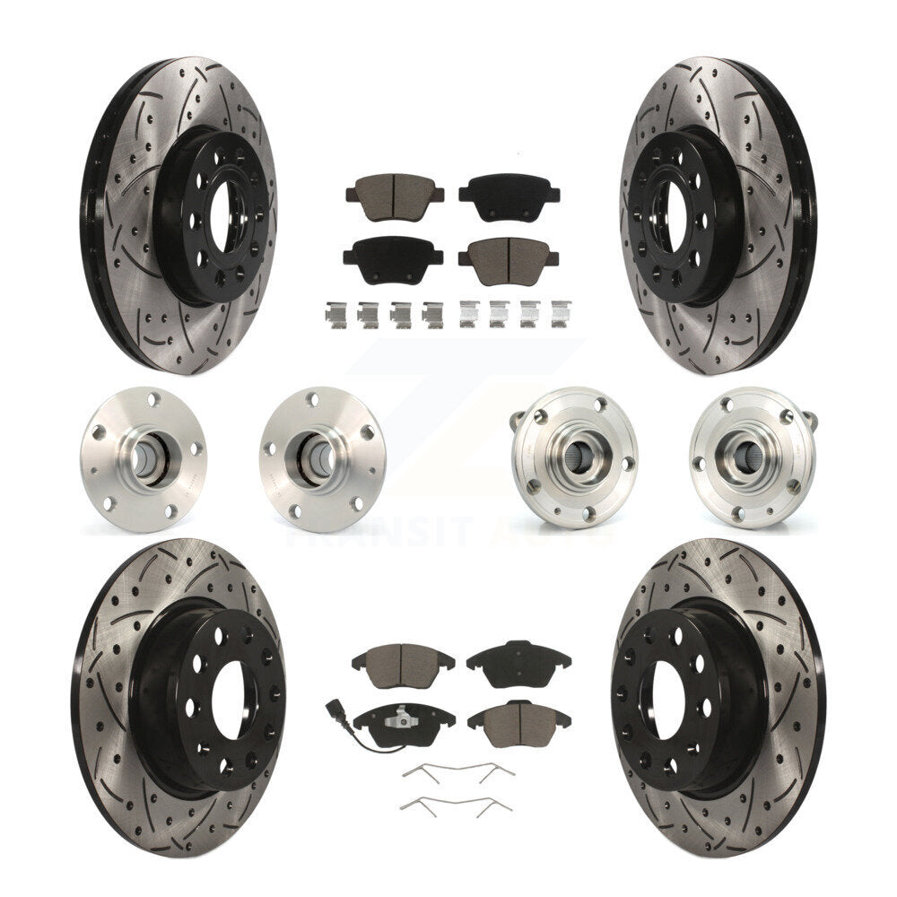 Transit Auto KBB-119829 Wheel Bearing and Hub Assembly for 2013-2014 Volkswagen Beetle - Front and Rear product image