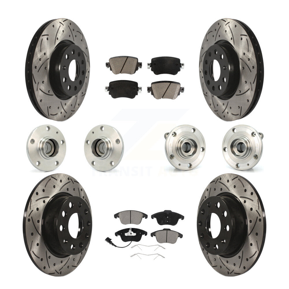 Transit Auto KBB-119831 Wheel Bearing and Hub Assembly for 2015-2020 Volkswagen Passat - Front and Rear product image