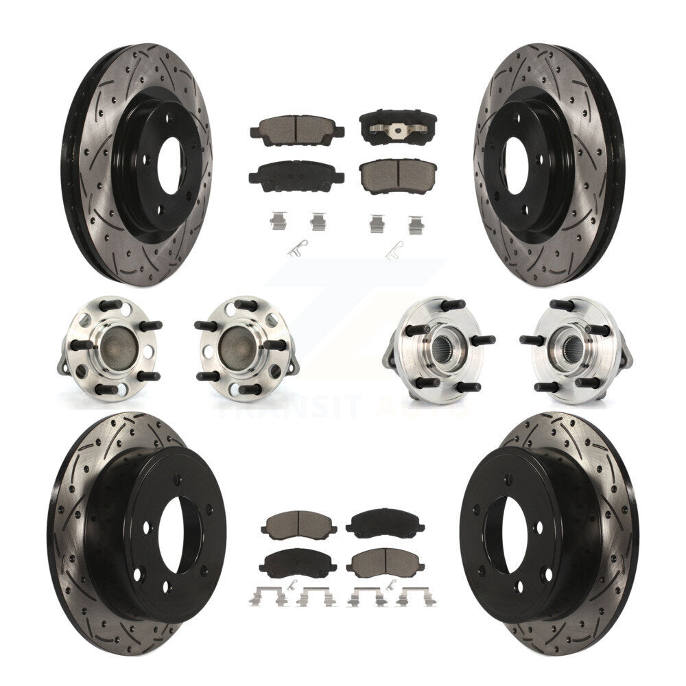 Transit Auto KBB-119833 Wheel Bearing and Hub Assembly for 2007-2011 Chrysler 200, Dodge Avenger, Chrysler Sebring & more - Front and Rear product image