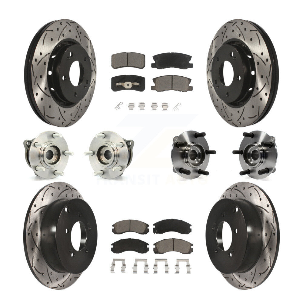 Transit Auto KBB-119834 Wheel Bearing and Hub Assembly for 2010-2011 Mitsubishi Lancer - Front and Rear product image